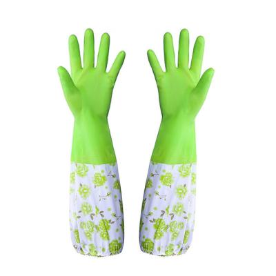 China Daily Sponge Household Washing Kitchen Cleaning Gloves for sale