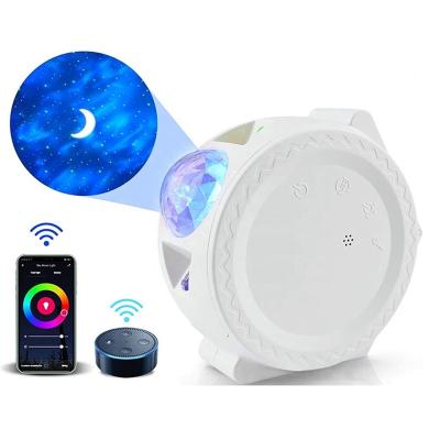 China ABS Biumart WIFI Galaxy Projector Drop Shipping Free Control Moon Phone APP LOGO Smart Life Tuya Starlight Galaxy Projector for sale