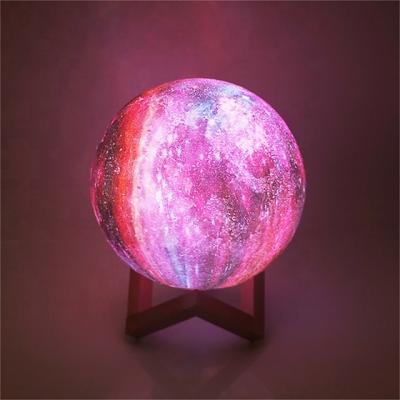 China New-designed Biumart Starlight Galaxy Star Portable Sky Moon Illusion Night Lamp 3D Printing Moon Night Lamp 3D Printing Night Lamp for sale