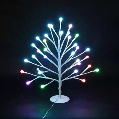 China Biumart New-designed hot sale 33I RGB Throws Snowballs Tree Light Decoration Lamp LED Home Night Light Gift For Christmas for sale