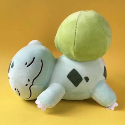 China Plush Sleeping Posture Kawaii Animal Stitch Stuffed Plush Toys Design Pokemon Wholesale Custom Cotton for sale