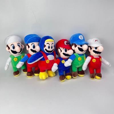 China Classic Mario Plush Doll Cute Character Mario Bros Plush Toy Kids Doll Clip Machine Game Stuffed Cartoon Super Mario Plush Toy Doll for sale