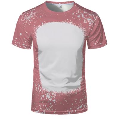 China 2022 new Anti-wrinkle 3D heat transfer sublimation trend pattern custom round neck T-shirt men and women short sleeves for sale