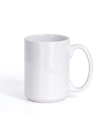 China Wholesale Disposable Ceramic Coffee Mug Custom Logo Sublimation White Mug Sizes Custom Mug 11oz 15oz for sale