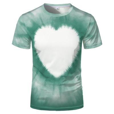 China New Heat 3D Anti-wrinkle 2022 Transfer White Sublimation Trend Custom Round Neck Pattern Unisex T-shirt for sale