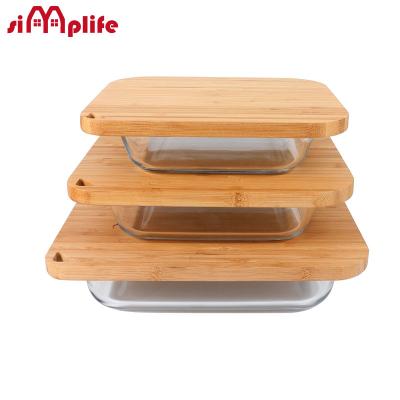 China Amazon Basics Oven Safe Glass Baking Dish Sustainable Set, Pans for Lasagna, Leftovers, Cooking, Kitchen, Freezer-to-oven for sale