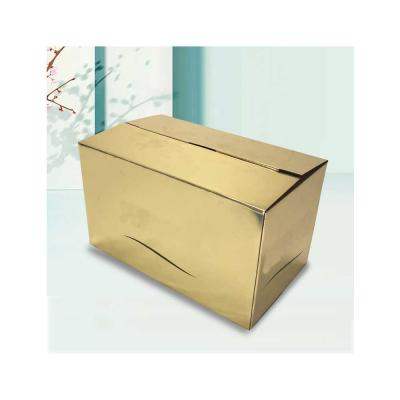 China New Arrival Recyclable Portable Custom Color Gift Box Gold Foil Paper Cardboard for sale