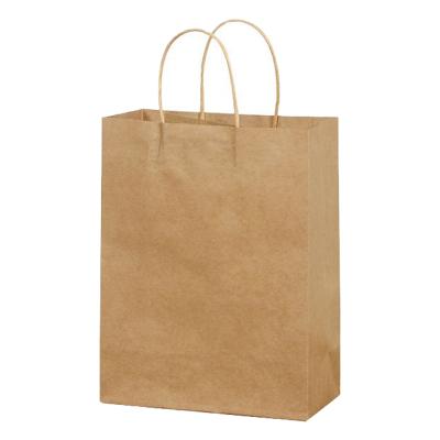 China Recyclable Kraft Paper Shopping Bag With Your Own Logo for sale