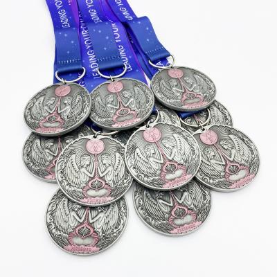 China Europe Factory Direct Wholesale Custom 3D Metal Medal Running for sale