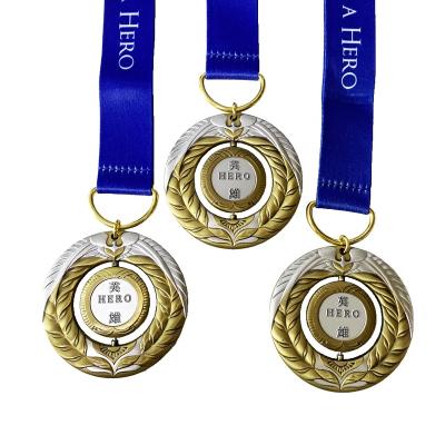 China Wholesale Cheap Custom Europe 2021 Metal Winners Medal for sale