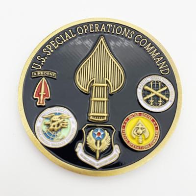 China Custom 3D Metal America USMC Challenge Coin Zinc Alloy Military for sale