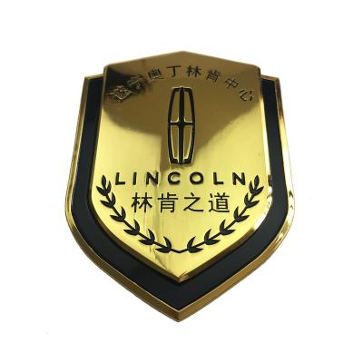 China Religious Badge Manufacturer Customized Hood Car Electroplating Label Can Be Attached To Car Window Position License Plate Label for sale