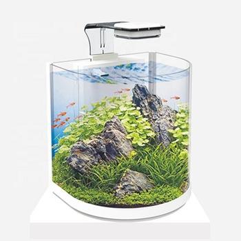 China 2020 Hot Sale Atman BGT Semi Sustainable Circle Aquarium Fish Tank for sale