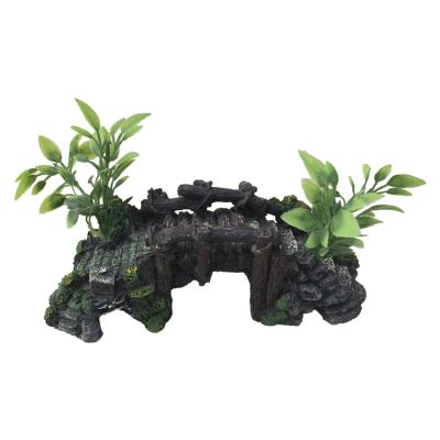 China The 2020 New Model of Viable Bridge Aquarium Decoration Resin for sale