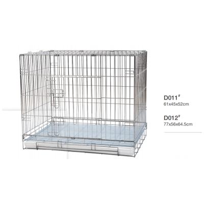 China Breathable pet product metal cage dog kennels housepet dog cages kennels with tray animal cages for sale