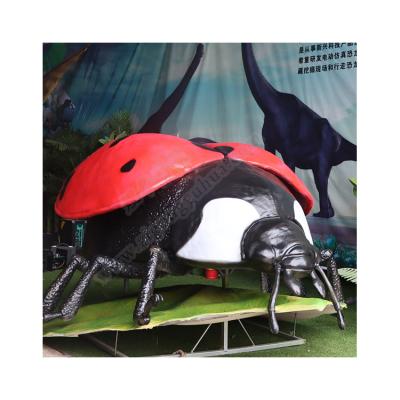 China New Design Theme Park High Simulation Wholesale Price Robotic 3d Ladybird Animal Model for sale