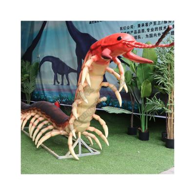 China Wholesale Theme Park China Design Attractive Animatronic Artificial Robotic Insect Large-size 3d Animal Centipede for sale