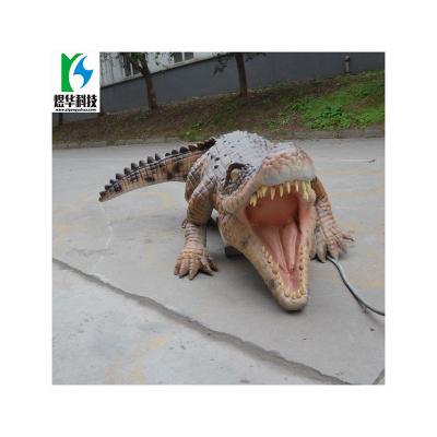 China Good Quality 3D Steel Wholesale Customized Model Life Size Animal Crocodile for sale