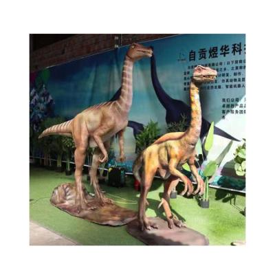 China Theme park out of the door Gallimimus 3d dinosaur prehistoric mechanical model for children for sale