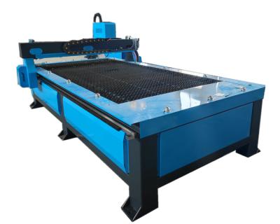 China Easy Operation Tensioning Products China 1530 Flame Cutting Machine Hypertherms Air Plasma Source CNC Metal Plate Cutting Machine for sale