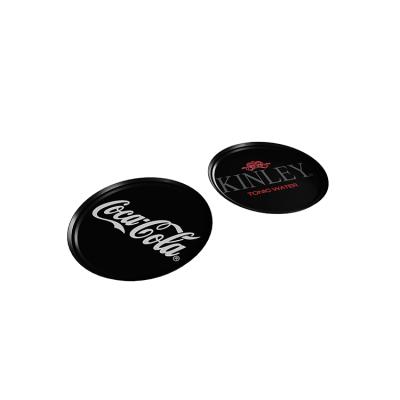 China Plastic PS Black Food Trays For Home Gatherings Bars Cafes Hotels Restaurants for sale