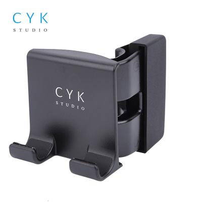 China Adjustable Clip On Desktop Monitor Bracket Luxury Silicone Cell Phone Lazy Holder Enjoy Watching Monitor Screen for sale