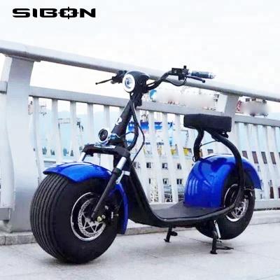 China SIBON B0520109 Fat Tire 3 48v 800w Fat Tire Speed ​​Disc Brake Lithium Battery Motorcycle Hydraulic Blue Electric Scooter City Cocos For Adult for sale