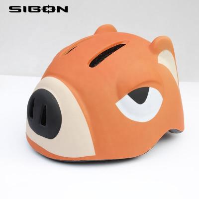 China SIBON B0821127 pvc shell 6 vents comfortable key lock adjuster washable liner made in china kids helmet for bicycle for sale