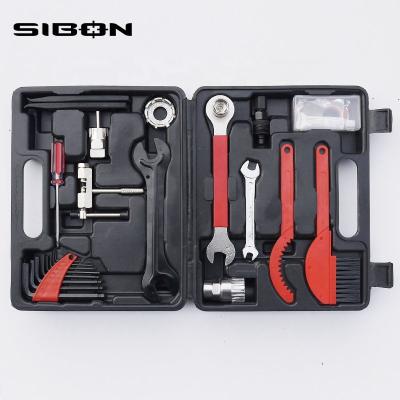 China SIBON Multi Functional B0810108 24pcs Made In China Universal Multi Use Bike Tool Kit With BMC Box for sale