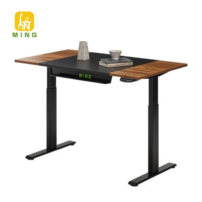 China Double Motor Ergonomic Wooden Electric Game Table Height Adjustable Computer (Height) Warranty 5 Years for sale