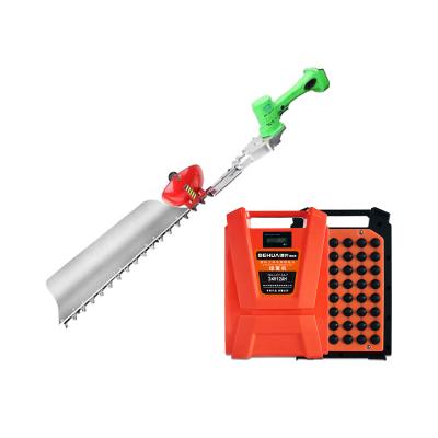 China 24V 12AH Hedge Trimmer Lightweight Heavy Duty Professional Hedge Trimmer With Pole for sale