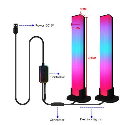 Китай Bluetooth Atmospheres Настольная лампа LED 280*33*32.5mm Материал ABS+ ПК продается