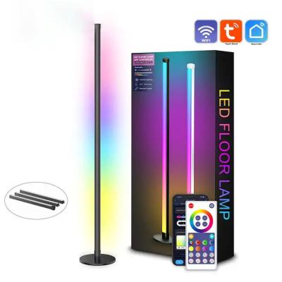 China Voltage 5V Color Changing Floor Lamp RGB Living Room Corner Floor Lamp for sale