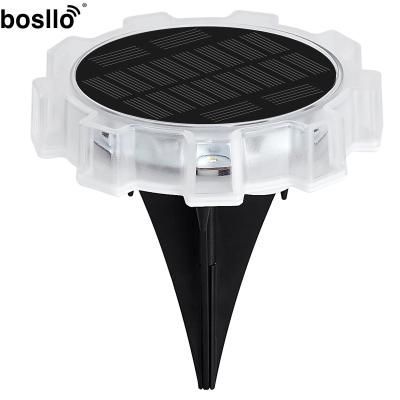 China 8h Translucent ABS/PC RGB Wall Lamp with Battery 3.7V 800MAH Li-ion 14500 and Automatic Solar Charging for sale