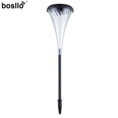 China Long Working Time Outdoor Solar Powered Lights With RGB Warm White Light ABS PS Shell for sale