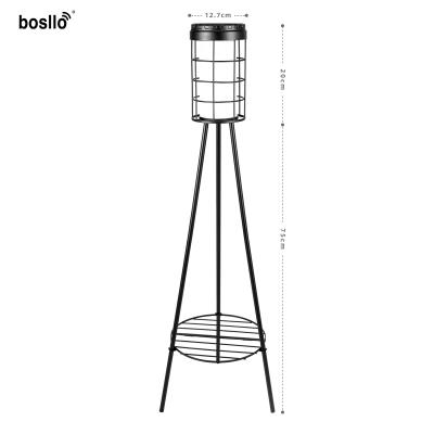 China Solar Garden Lamps Dual-Power Solar Lamps White Light/ Warm Light Metal ABS PVC for sale
