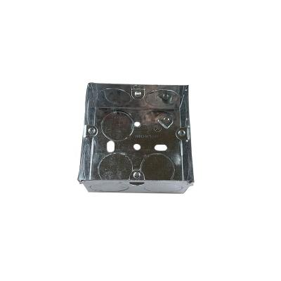 China High Performance OEM Standard Steel Box Fire Rated 0.8mm Return Metal Box Metal Electrical Junction Box for sale