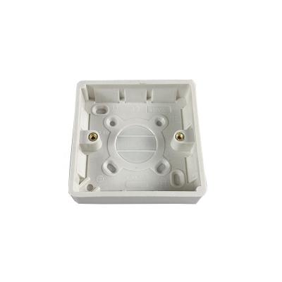 China High Performance Embedded PVC Junction Box Furnishing In Wall Model Bakelite Material Wall Socket Bottom Box for sale