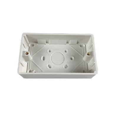 China High Performance Factory Price Color Switch Socket One Strip Box White Bottom ABS Plastic Junction Box for sale