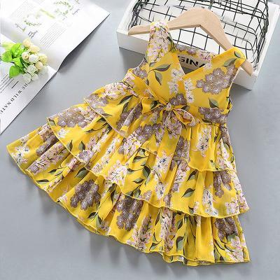 China 2022 Wholesale Anti-wrinkle Amazon Hot Sale Kids Dress Girls Dresses in Summer Lawn Kids Bridesmaid Dresses Dress for Kids Wearing for sale