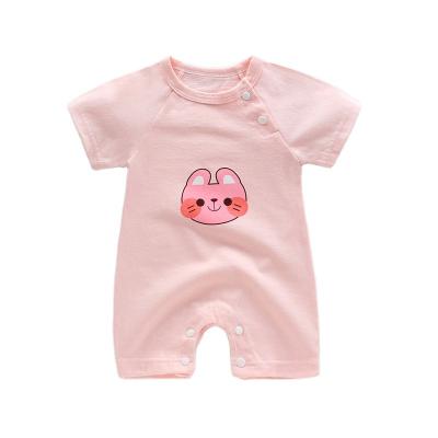 China Custom Lovely Baby Romper Sweatshirt Baby Clothes Set Girls Organic Cotton Jumpsuits Newborn Baby Clothes Girls Sets for sale