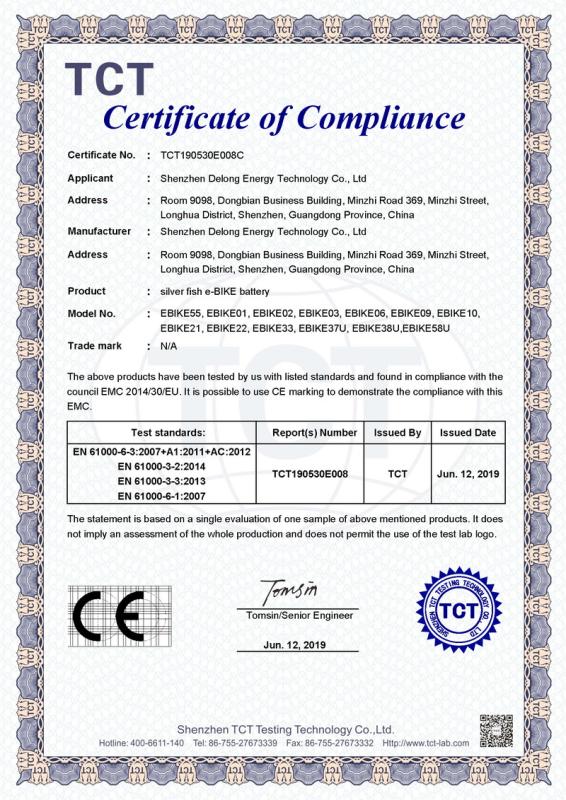 CE - Shenzhen Delong Energy Technology Co., Ltd.