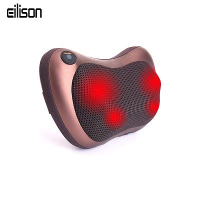 China High Quality Custom Home Car Electric Shiatsu Head Portable Travel Heated Neck Pillow Massager for sale