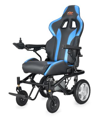 China Dual Motor Electric Wheelchair Power Heavy Duty Wheelchair 20AH for sale