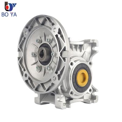 China Hotels power transmission high efficiency rv series NMRV low noise worm gear box for transmission part speed reducers for sale