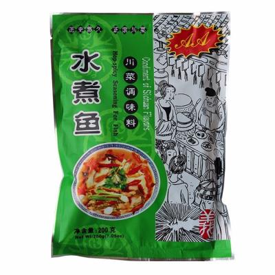 China Yidayuan Hot-Spicy Seasoning For Fish 200g Per Bag Sichuan Chili Sauce ShuiZhuYu Condiment Seasons Yidayuan Hot-Spicy Seasoning For Fish 200g for sale