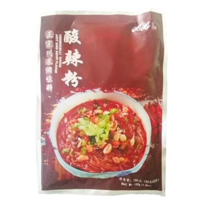 China 150g Hot and Sour Vermicelli Sauce Flavor, La Suan Swamp Noodle Sauce for sale