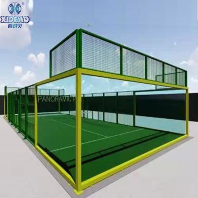 China Indoor And Outdoor Padel Tennis Court Padel Steel Pipe Court for sale