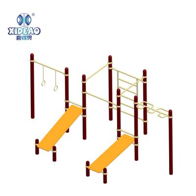 China Steel Pipe Open Air Fitness Workout Equipment Outdoor Calisthenics Stations XA-Z60031 for sale