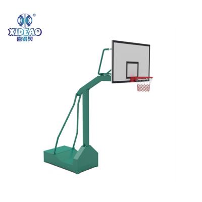 China Outdoor SMC Board Steel and Teamwork Basketball Rack Base with Steel Hoop Ring for School for sale